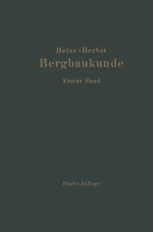 Produktbild: Lehrbuch der Bergbaukunde