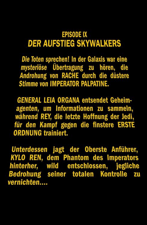 Produktbild: Star Wars Comics: Der Aufstieg Skywalkers