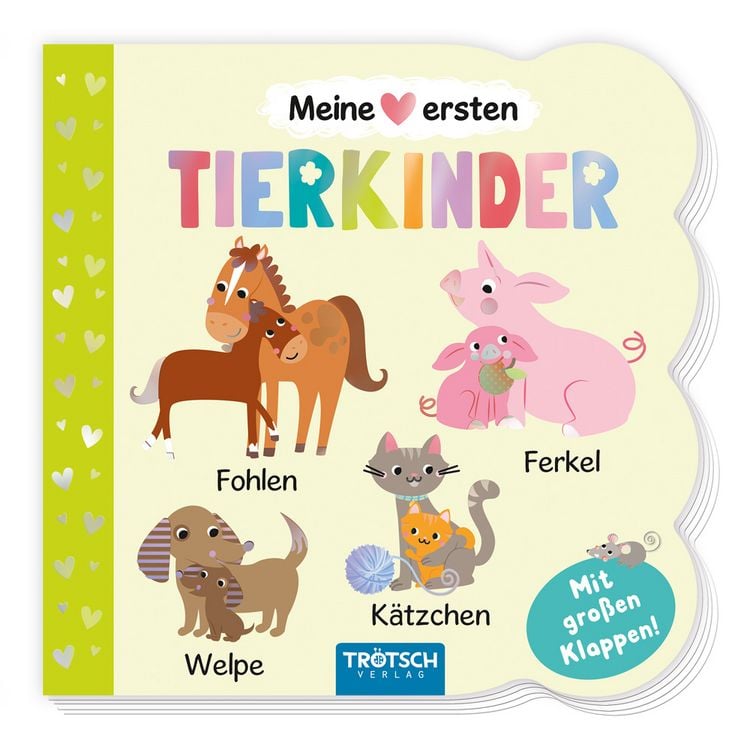 Produktbild: TR&Ouml;TSCH - Klappenbuch Meine ersten Tierkinder