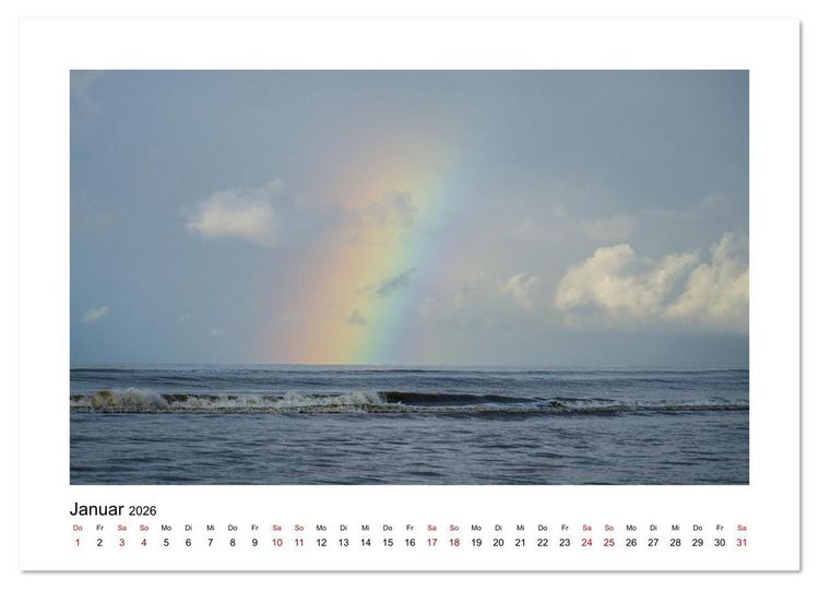 Produktbild: Juist Strandmomente (Wandkalender 2026 DIN A3 quer), CALVENDO Monatskalender