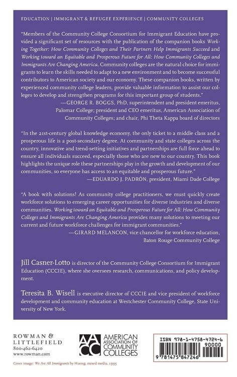 Produktbild: Working toward an Equitable and Prosperous Future for All