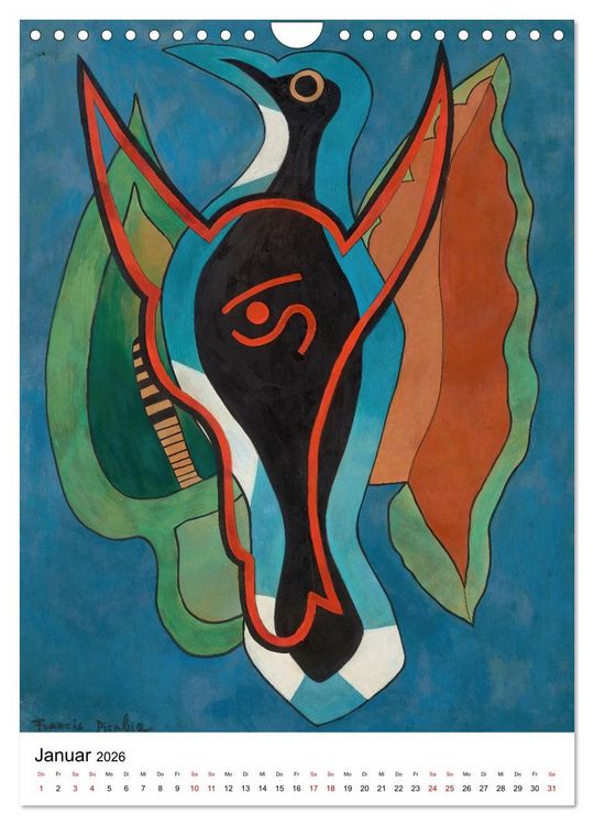 Produktbild: Francis Picabia (Wandkalender 2026 DIN A4 hoch), CALVENDO Monatskalender