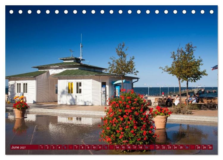 Produktbild: Mecklenburg-Western Pomerania. Impressions from the Baltic coast (Desk Calendar 2027 DIN A5 landscape), CALVENDO 12 Month DeskCalendar