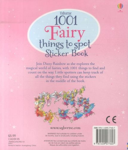 Produktbild: Doherty, G: 1001 Fairy Things to Spot Sticker Book