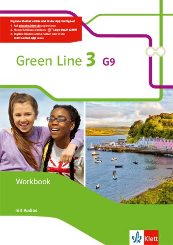Produktbild: Green Line 3 G9. Workbook mit Audios Klasse 7