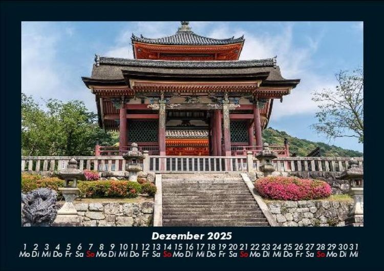 Produktbild: Tempel 2025 Fotokalender DIN A5