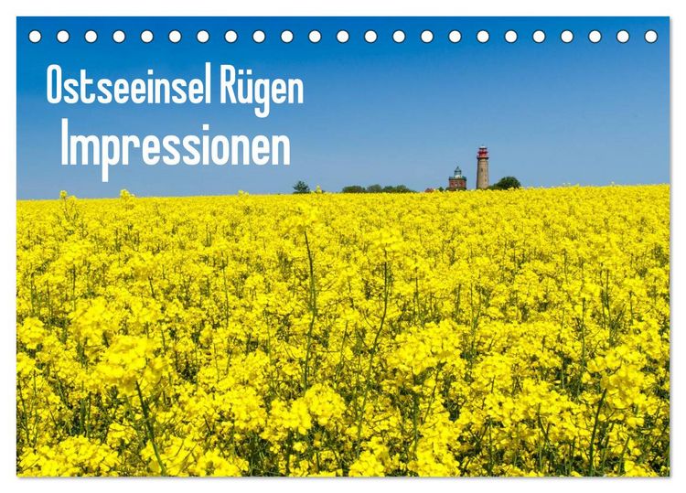 Produktbild: Ostseeinsel R&uuml;gen Impressionen (Tischkalender 2026 DIN A5 quer), CALVENDO Monatskalender