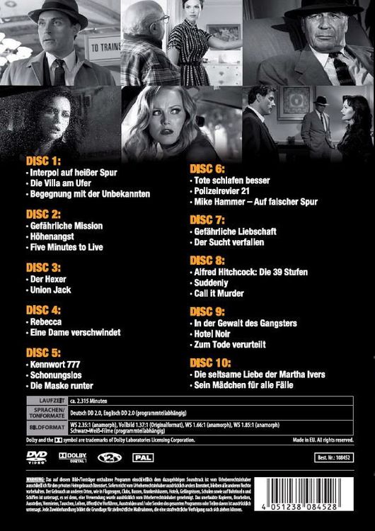 Film Noir Omnibus (Box) [10 DVDs]