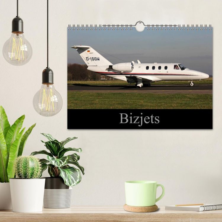 Produktbild: Bizjets (Wall Calendar 2027 DIN A4 landscape), CALVENDO 12 Month Wall Calendar