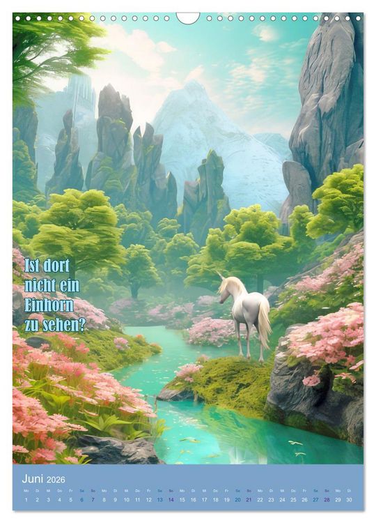 Produktbild: Luca und die wundersame Flasche (Wandkalender 2026 DIN A3 hoch), CALVENDO Monatskalender