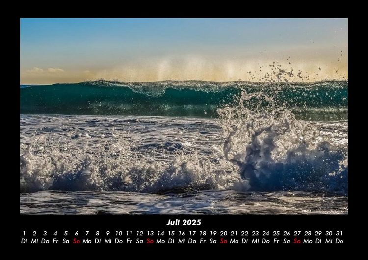 Produktbild: Meereslandschaften 2025 Fotokalender DIN A3