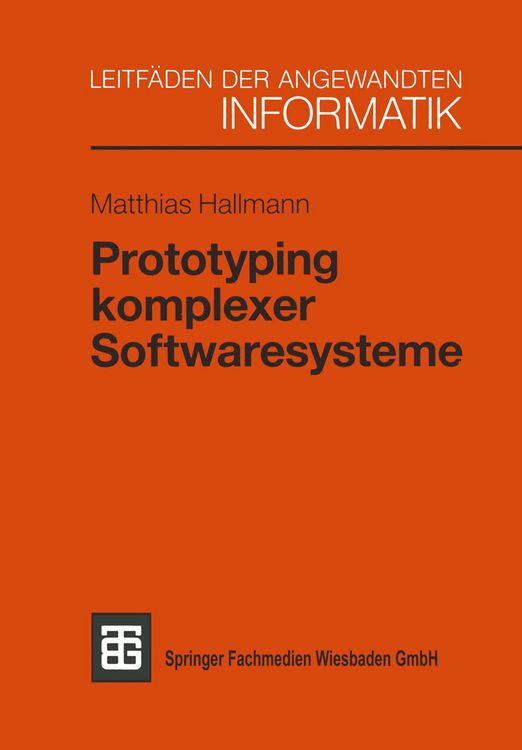 Produktbild: Prototyping komplexer Softwaresysteme