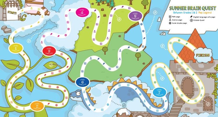 Produktbild: Summer Brain Quest Workbook Between Grades 1 & 2