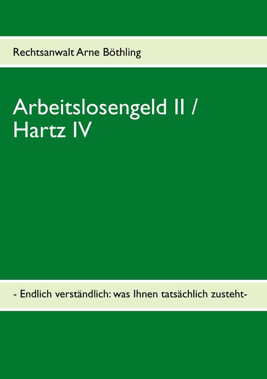 Produktbild: Arbeitslosengeld II / Hartz IV
