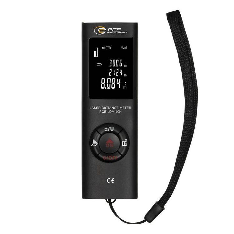 Produktbild: PCE Instruments PCE-LDM 40N Laser-Entfernungsmesser Li-Ionen Akku 40m