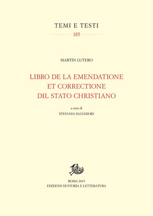 Produktbild: Libro de la emendatione et correctione dil stato christiano