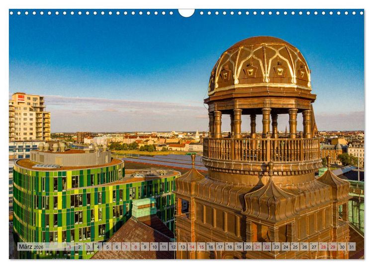 Produktbild: Malm&ouml; von oben (Wandkalender 2026 DIN A3 quer), CALVENDO Monatskalender