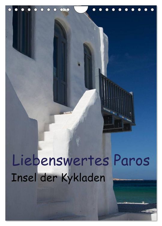 Produktbild: Liebenswertes Paros, Insel der Kykladen (Wandkalender 2026 DIN A4 hoch), CALVENDO Monatskalender