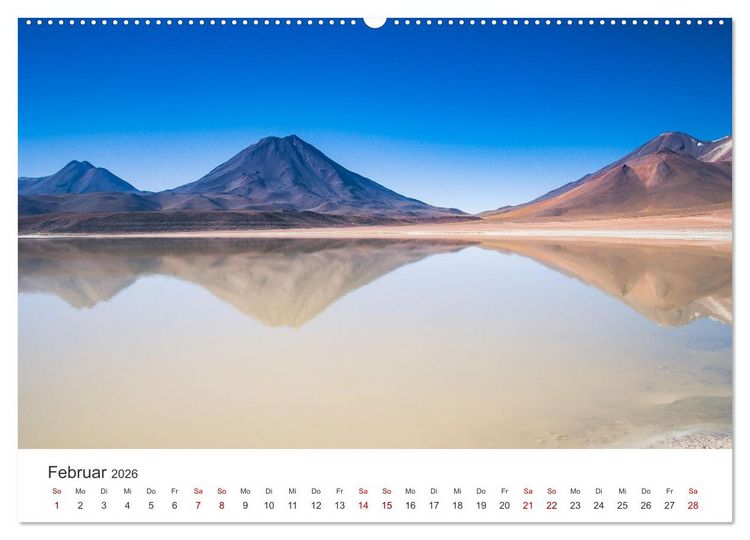 Produktbild: Vulkane - Die atemberaubendsten Motive der Feuerspucker. (hochwertiger Premium Wandkalender 2026 DIN A2 quer), Kunstdruck in Hochglanz