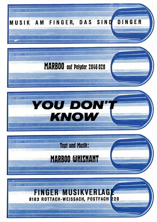 Produktbild: You don't know