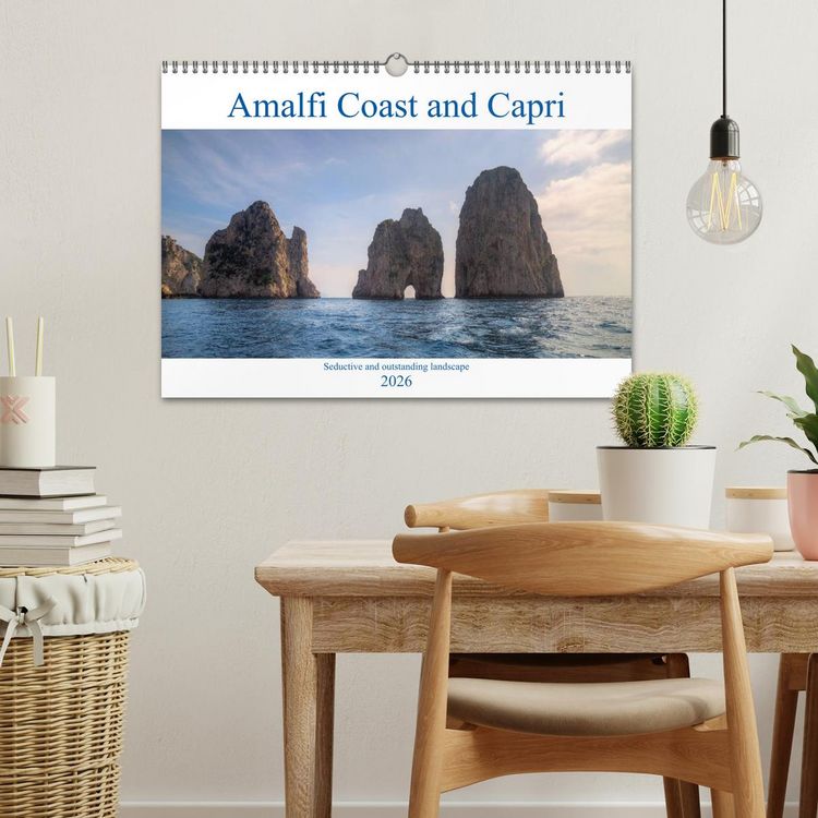 Produktbild: Amalfi Coast and Capri (Wall Calendar 2026 DIN A3 landscape), CALVENDO 12 Month Wall Calendar