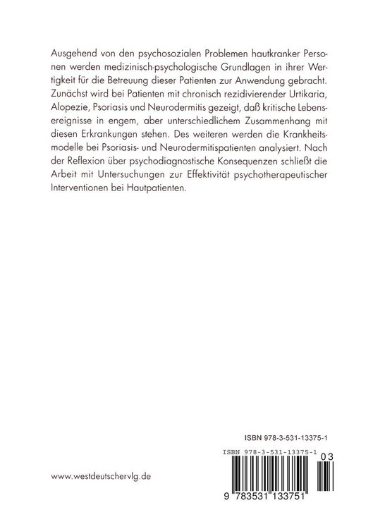Produktbild: Haut und Psyche