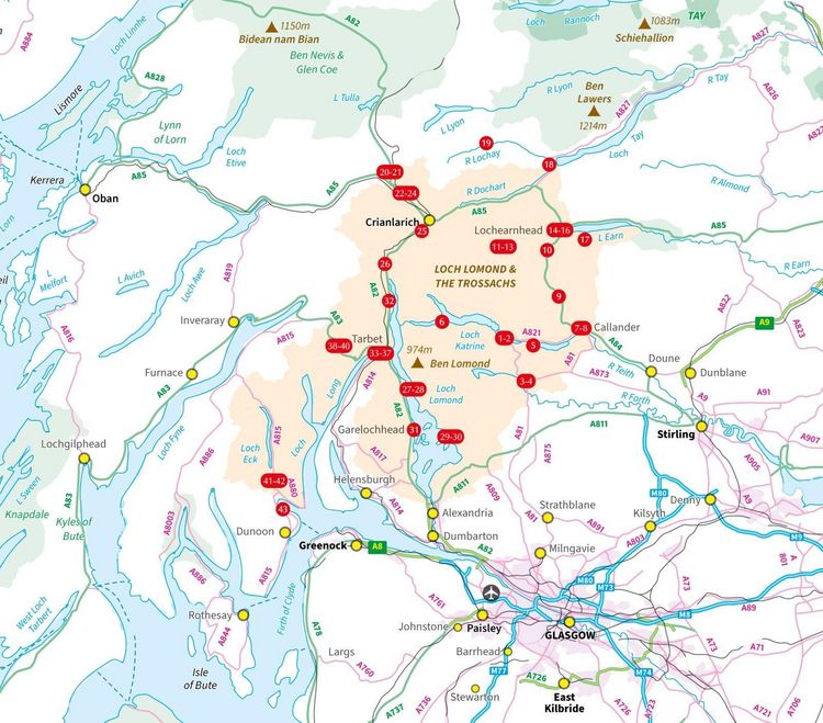 Produktbild: Walking Loch Lomond and the Trossachs