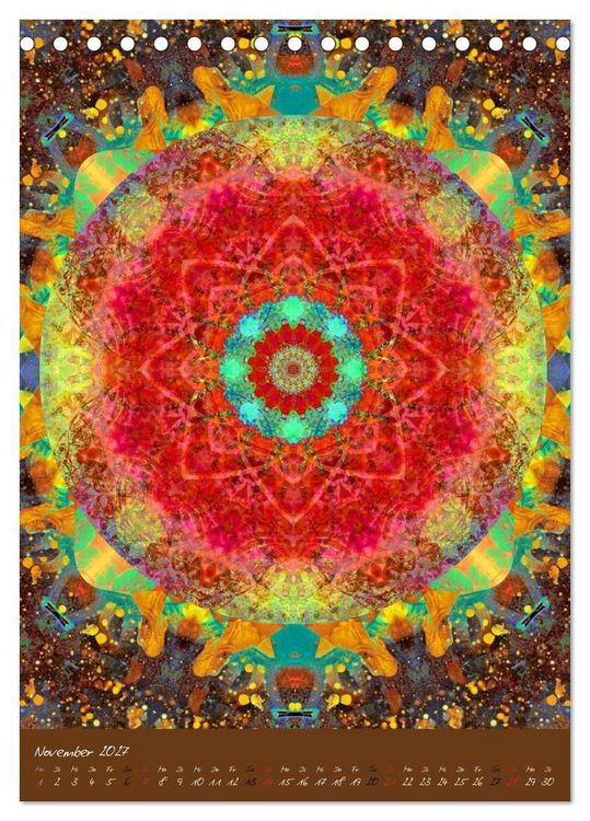 Produktbild: FLORALE MANDALAS (Tischkalender 2027 DIN A5 hoch), CALVENDO Monatskalender