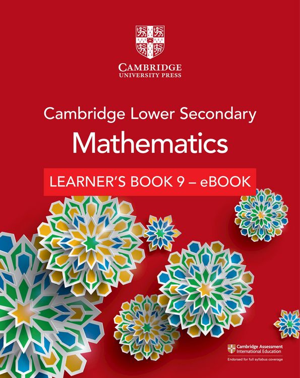 Produktbild: Cambridge Lower Secondary Mathematics Learner's Book 9 - eBook