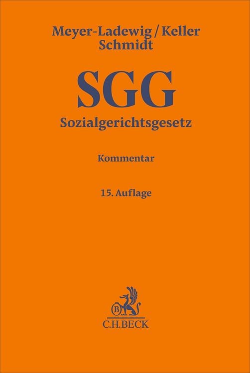 Produktbild: Sozialgerichtsgesetz. SGG