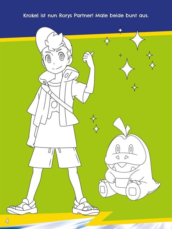 Produktbild: Pok&eacute;mon Activity-Buch: Pok&eacute;mon Mein Sticker- und Malspa&szlig;