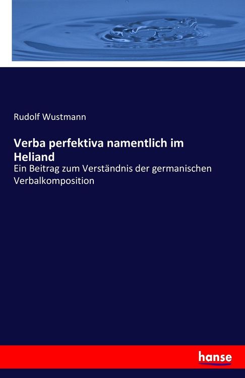 Produktbild: Verba perfektiva namentlich im Heliand