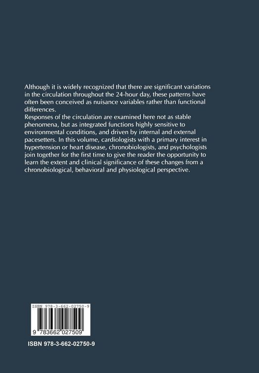 Produktbild: Temporal Variations of the Cardiovascular System
