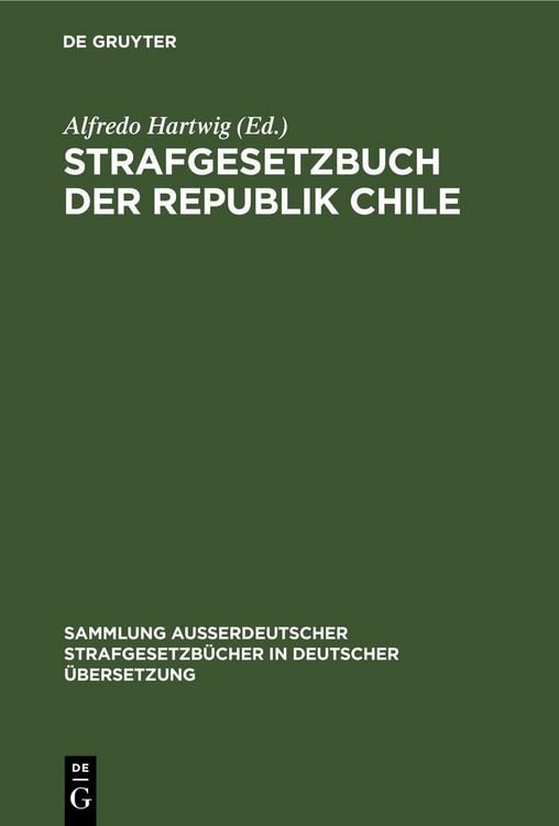 Produktbild: Strafgesetzbuch der Republik Chile