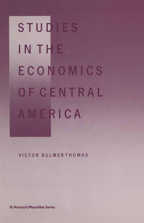 Produktbild: Studies in the Economics of Central America