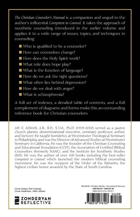 Produktbild: The Christian Counselor's Manual
