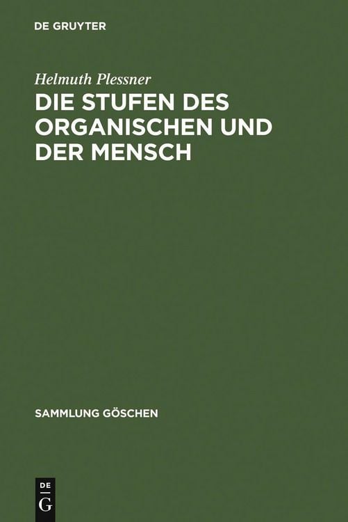 Produktbild: Die Stufen des Organischen und der Mensch