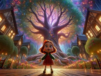 Produktbild: CALVENDO Puzzle Die kleine Hexe und der Zauberbaum | 1000 Teile Lege-Gr&ouml;&szlig;e 64x48cm Foto-Puzzle f&uuml;r gl&uuml;ckliche Stunden