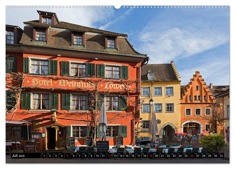 Produktbild: MEERSBURG - ITALIENISCHE MOMENTE (hochwertiger Premium Wandkalender 2026 DIN A2 quer), Kunstdruck in Hochglanz