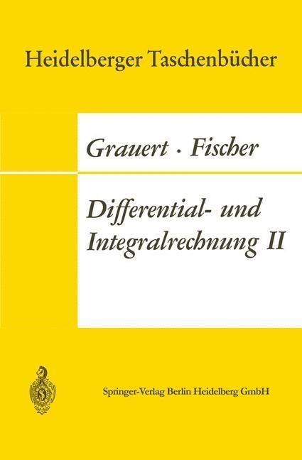 Produktbild: Differential- und Integralrechnung II