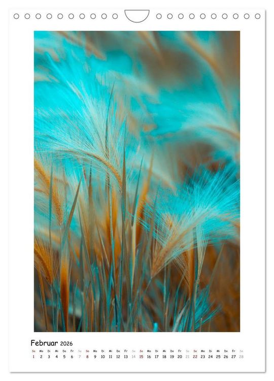 Produktbild: Blauer Bl&uuml;tenzauber (Wandkalender 2026 DIN A4 hoch), CALVENDO Monatskalender