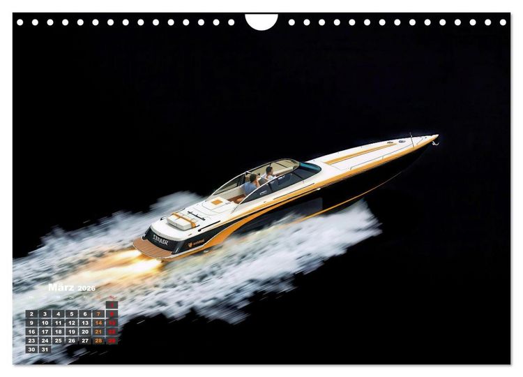Produktbild: Speedboote (Wandkalender 2026 DIN A4 quer), CALVENDO Monatskalender