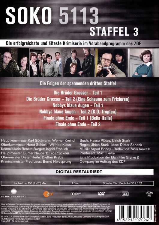 Produktbild: SOKO 5113 - Staffel 3