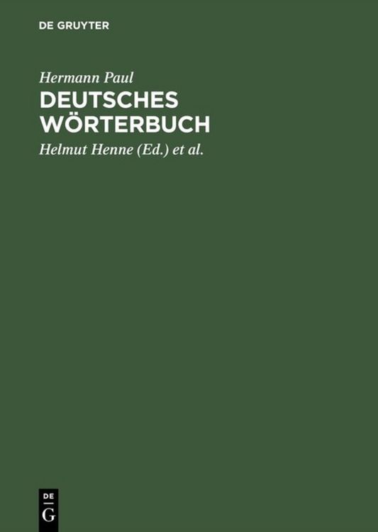 Produktbild: Deutsches W&ouml;rterbuch
