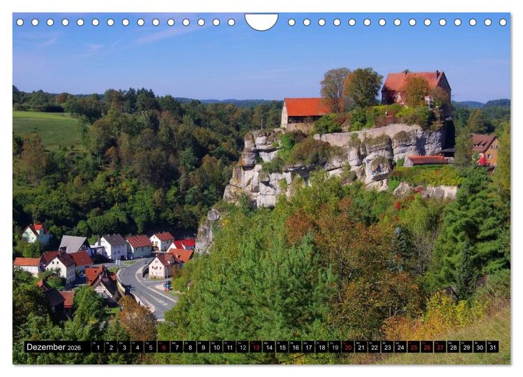 Produktbild: Bamberg und Fr&auml;nkische Schweiz (Wandkalender 2026 DIN A4 quer), CALVENDO Monatskalender