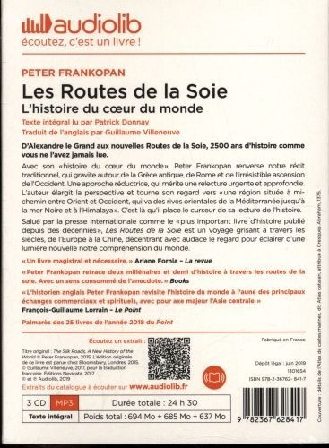 Produktbild: Les routes de la soie : l'histoire du coeur du monde