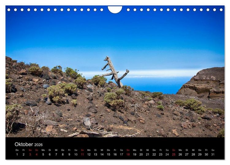 Produktbild: Naturblicke - La Palma (Wandkalender 2026 DIN A4 quer), CALVENDO Monatskalender