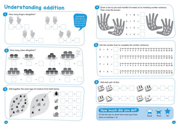 Produktbild: Addition and Subtraction Workbook Ages 5-7