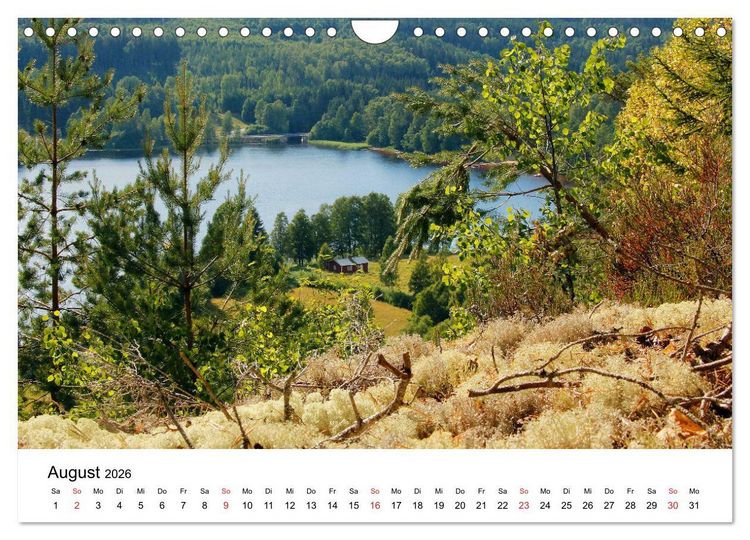 Produktbild: Schweden - V&auml;rmland (Wandkalender 2026 DIN A4 quer), CALVENDO Monatskalender