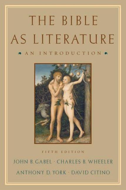 Produktbild: The Bible as Literature